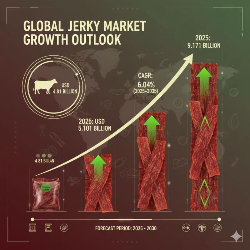 Jerky Market Size Expected to Reach USD 9.17 Billion With a CAGR